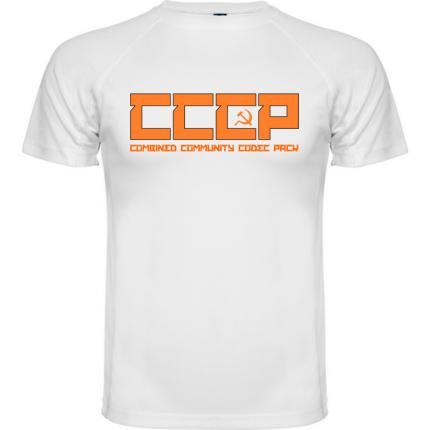 Tee shirt CCCP russie incrusté du marteau et de la faussille