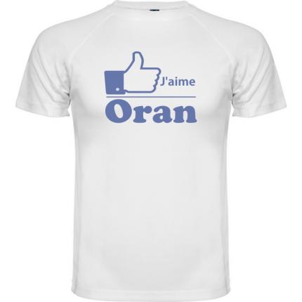 tee shirt mixte J aime Oran TM-850-3092