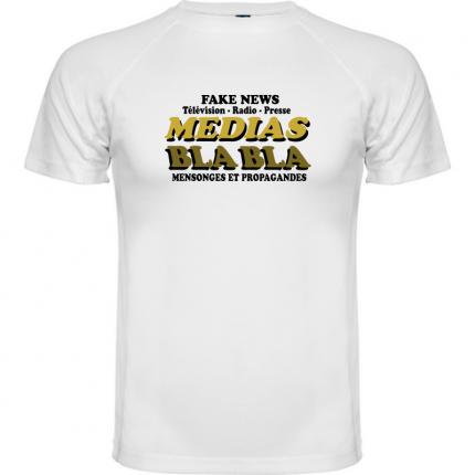 T-shirt  Medias BLA BLA  mensonges et propagandes tm-149-2993