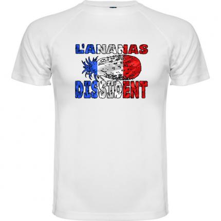 T-shirt anti systeme pour homme L ananas dissident tm-800-3014-3