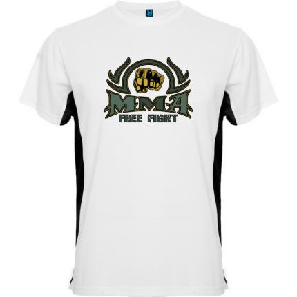 T shirt MMA style EA SPORT noir et blanc