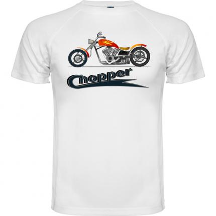T-shirt style moto chopper
