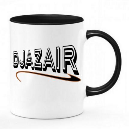 MUG Algérie  DJAZAIR  noir & blanc bicolor