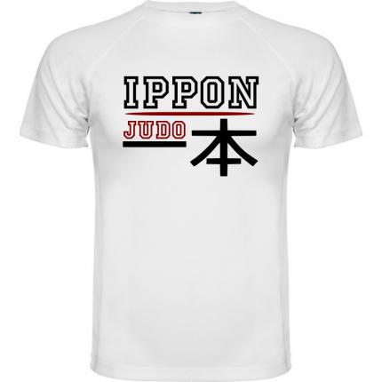 T-shirt Judo prise IPPON no contest - tee shirt homme blanc