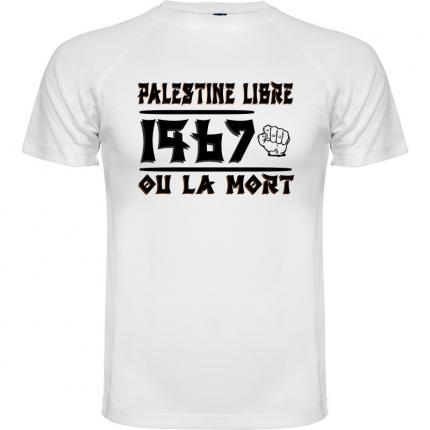 T-shirt palestine libre ou la mort 1967 tm-800-p815
